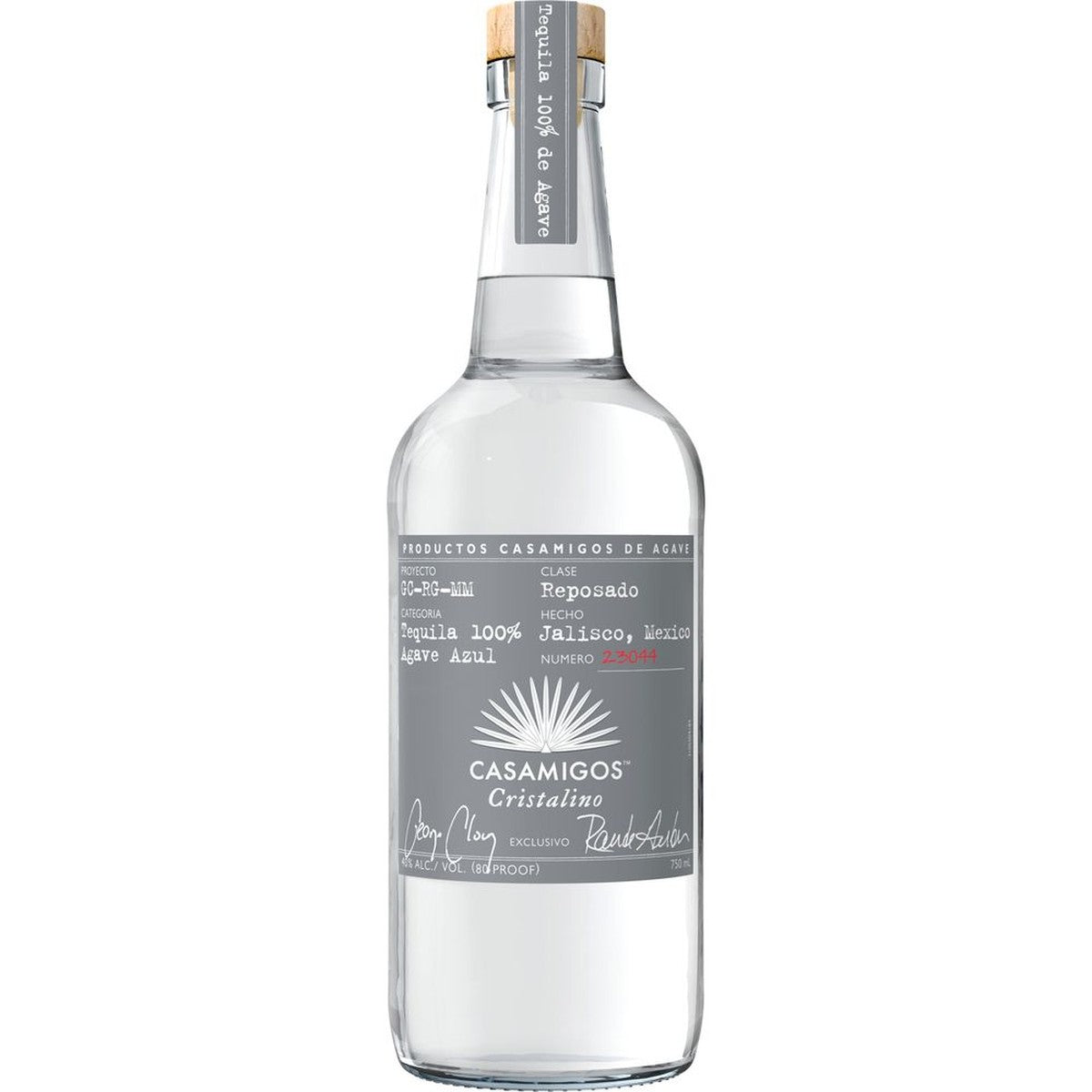 Casamigos Cristalino Reposado with Coasters