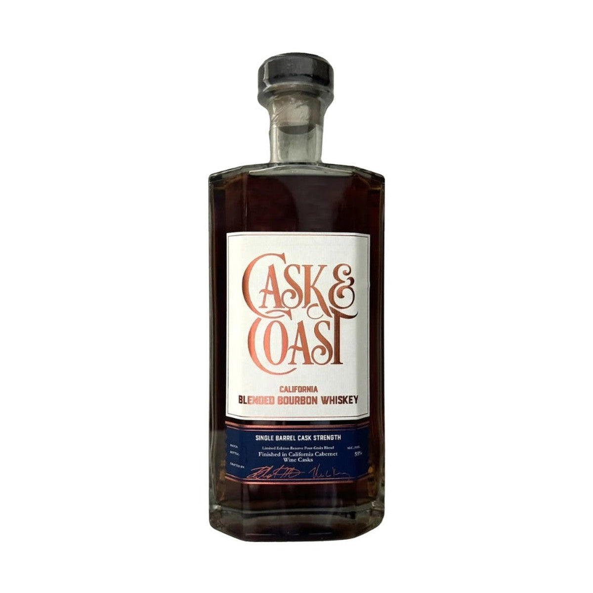 Cask and Coast Limited Edition Single Barrel Cask Strength California Bourbon 750 ml