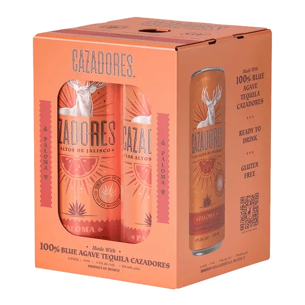 Cazadores Paloma Cocktail 4x355ml product image 6