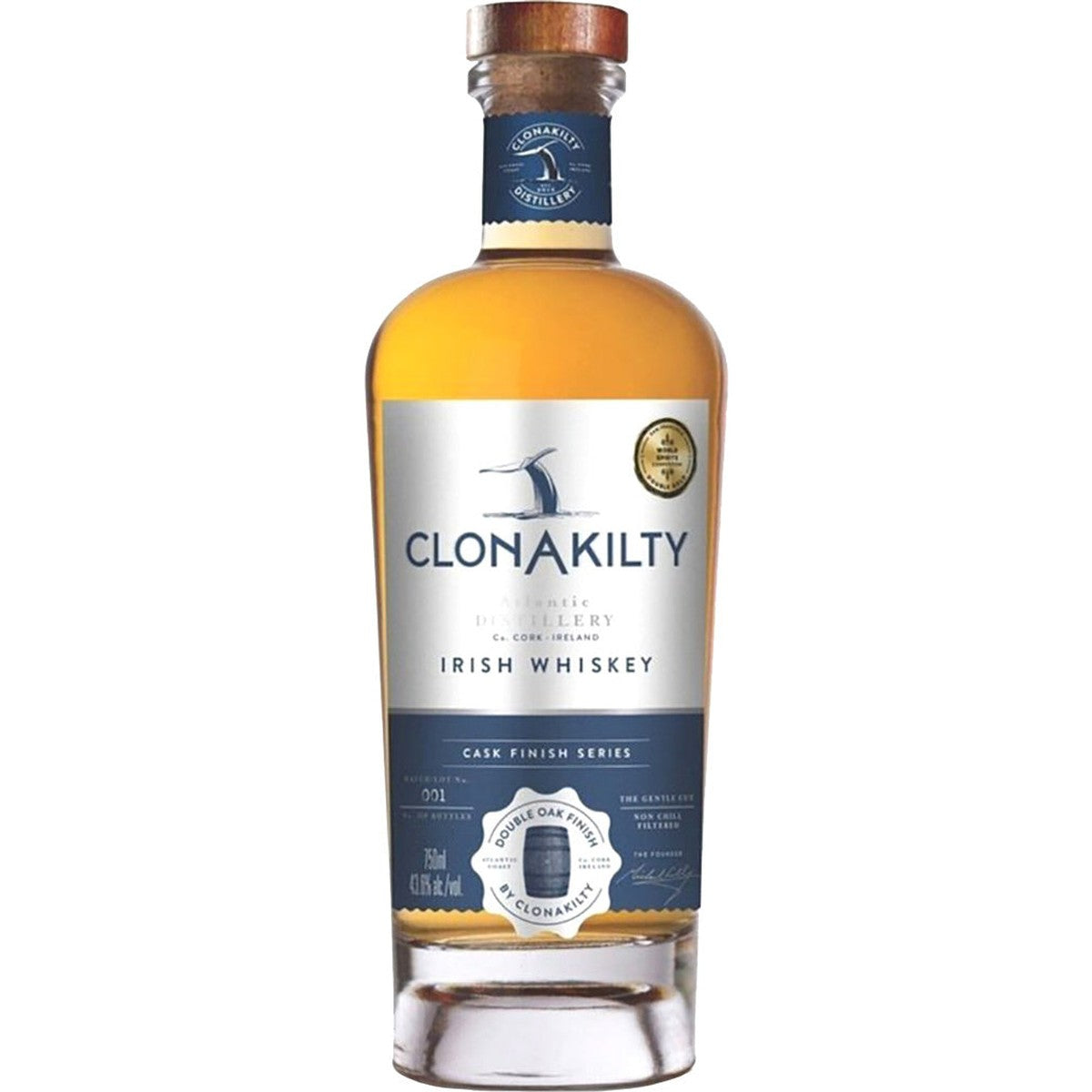 Clonakilty Double Oak Cask Finish Single Batch 750 ml