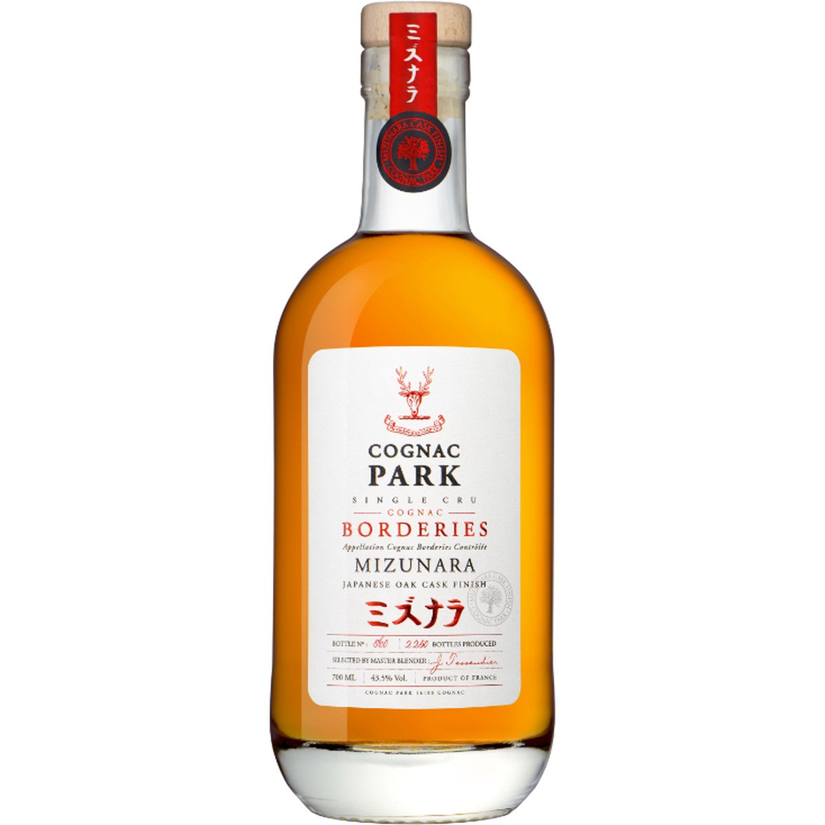 Cognac Park Mizunara Japanese Oak Cask Finish Single Cru Borderies Cognac
