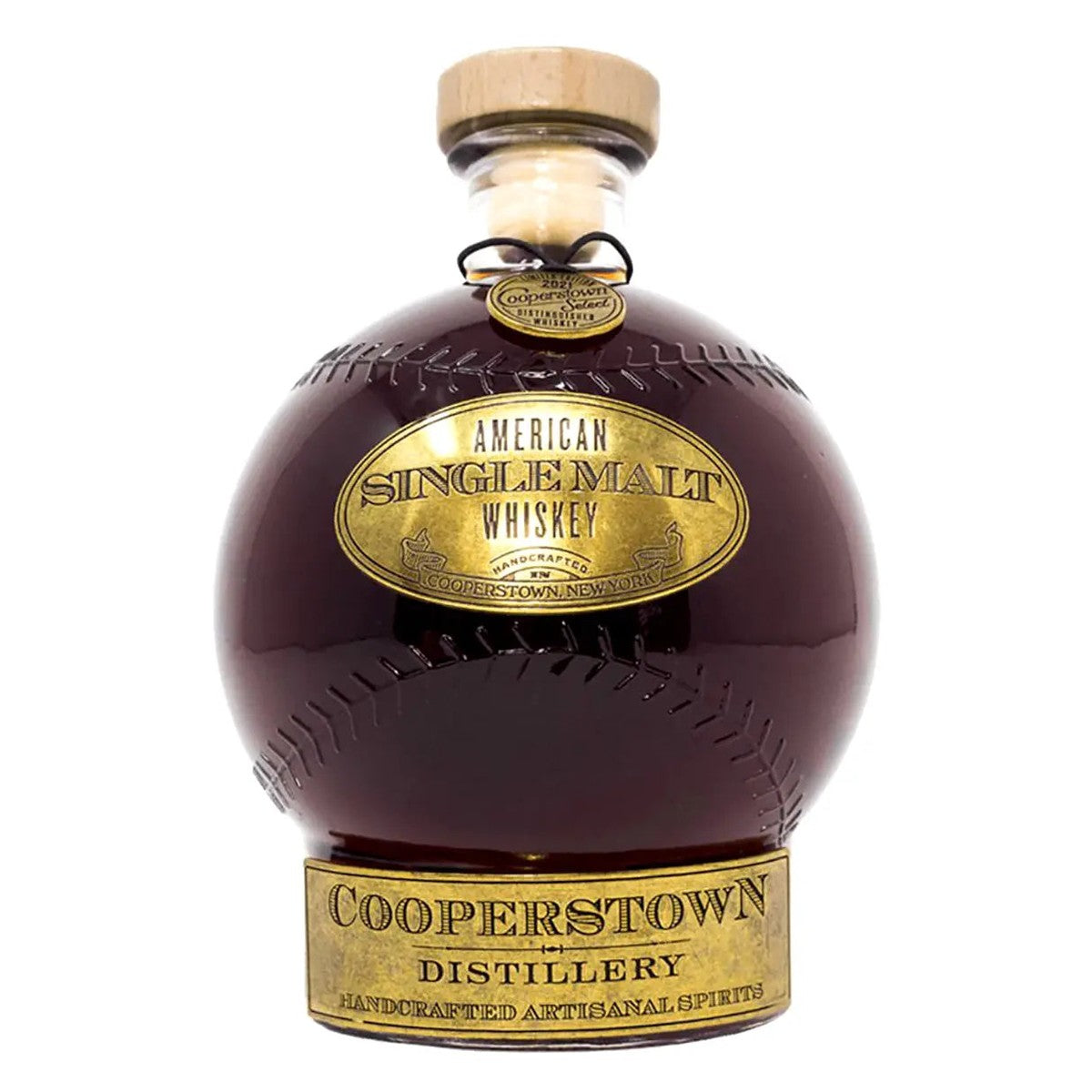 Cooperstown Limited Edition Baseball Decanter - Straight American Single Malt Whiskey 2022