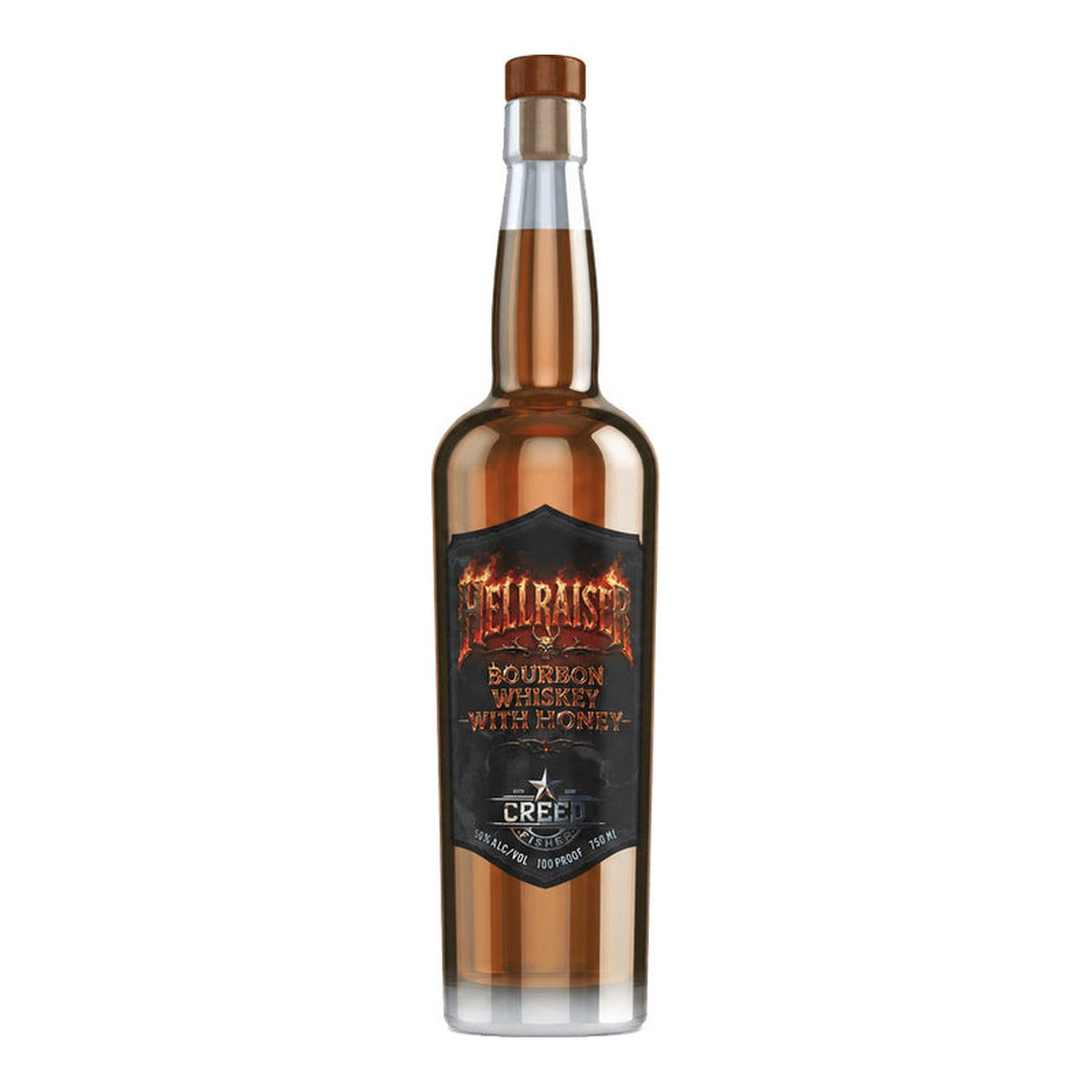 Creed Fisher Hellraiser Bourbon Whiskey with Honey 750 ml