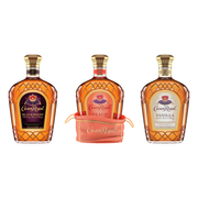 Crown Royal Flavors Bundle - Blackberry, Peach & Vanilla