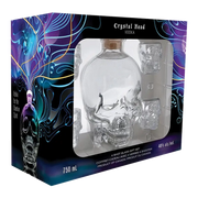 Crystal Head Vodka gift set with shot glasses