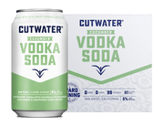 Cutwater Cucumber vodka soda 4 pack cans 355mlx4