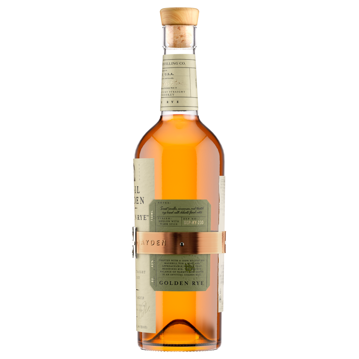 Basil Hayden Golden Rye Kentucky Straight Rye Whiskey 750 ml product image 3