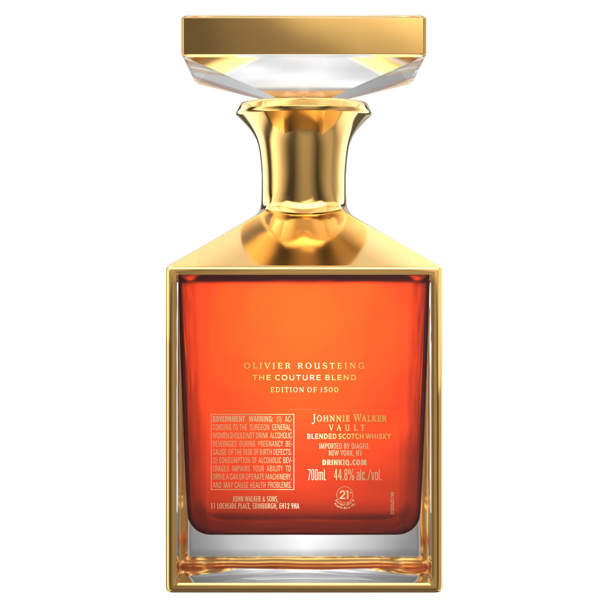 Johnnie Walker Vault Couture Blend Limited Edition Blended Scotch Whisky 700 ml product image 3