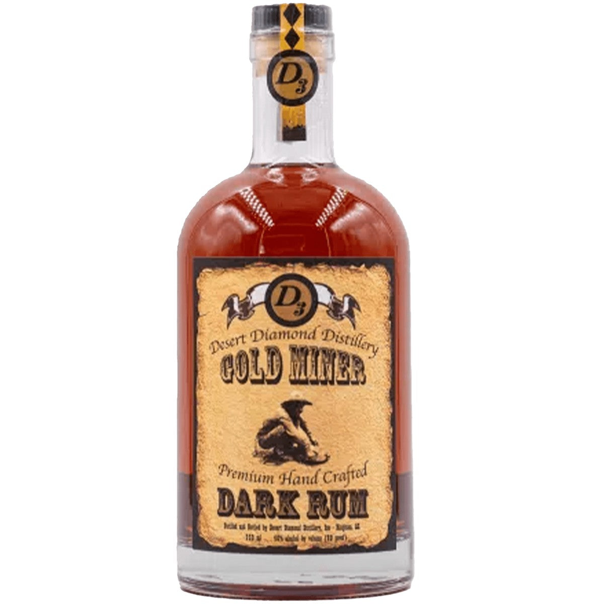 Desert Diamond Distillery Gold Miner Dark Rum 750 ml