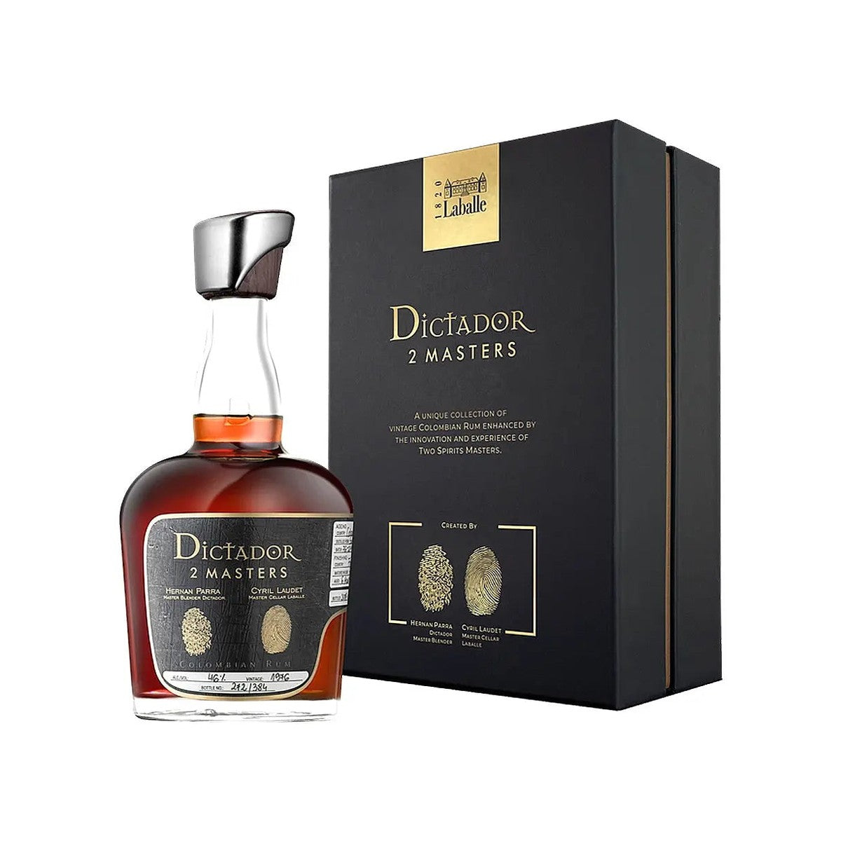 Dictador Rum 2 Masters Laballe 1976 750 ml