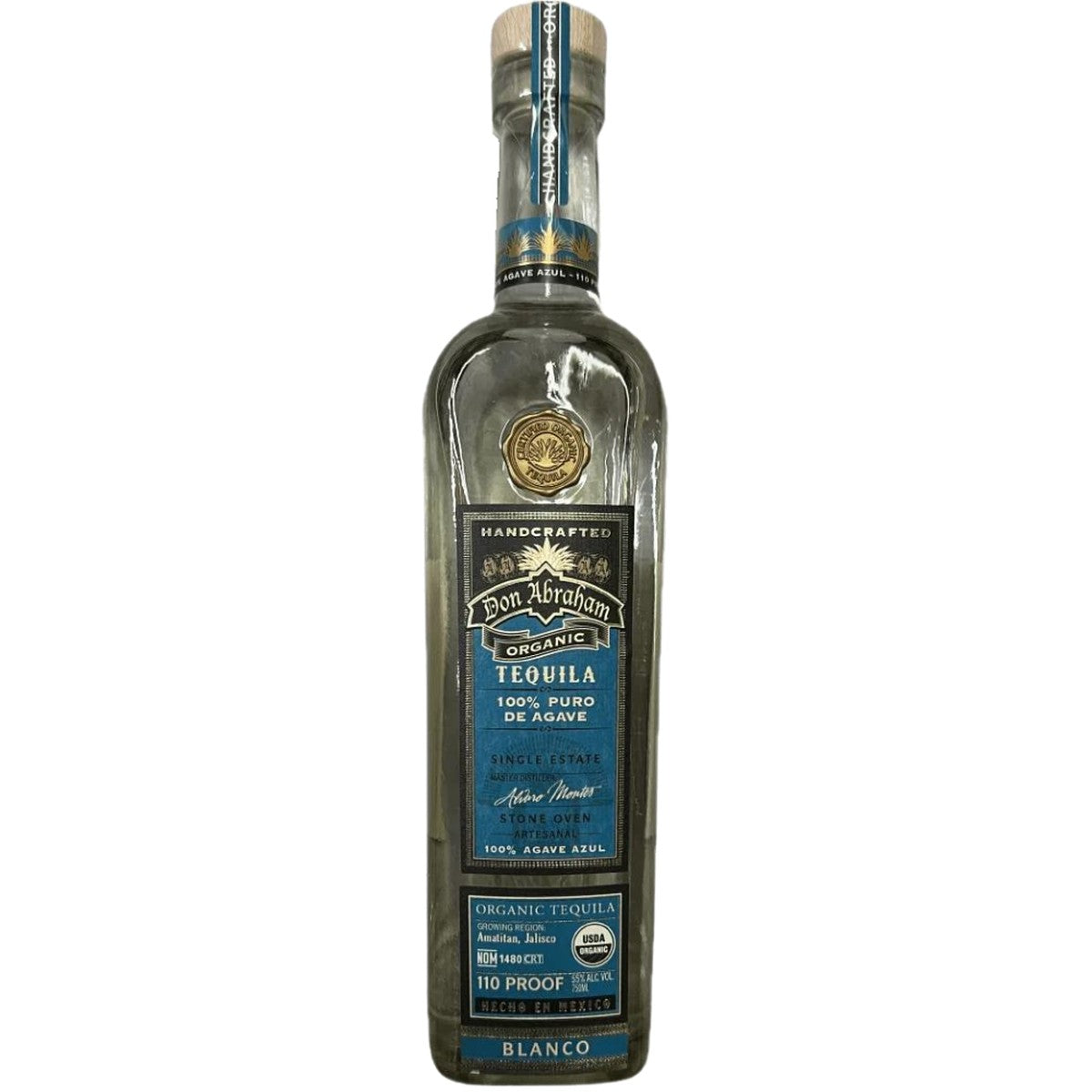 Don Abraham Organic Single Estate 110 Proof Blanco Tequila
