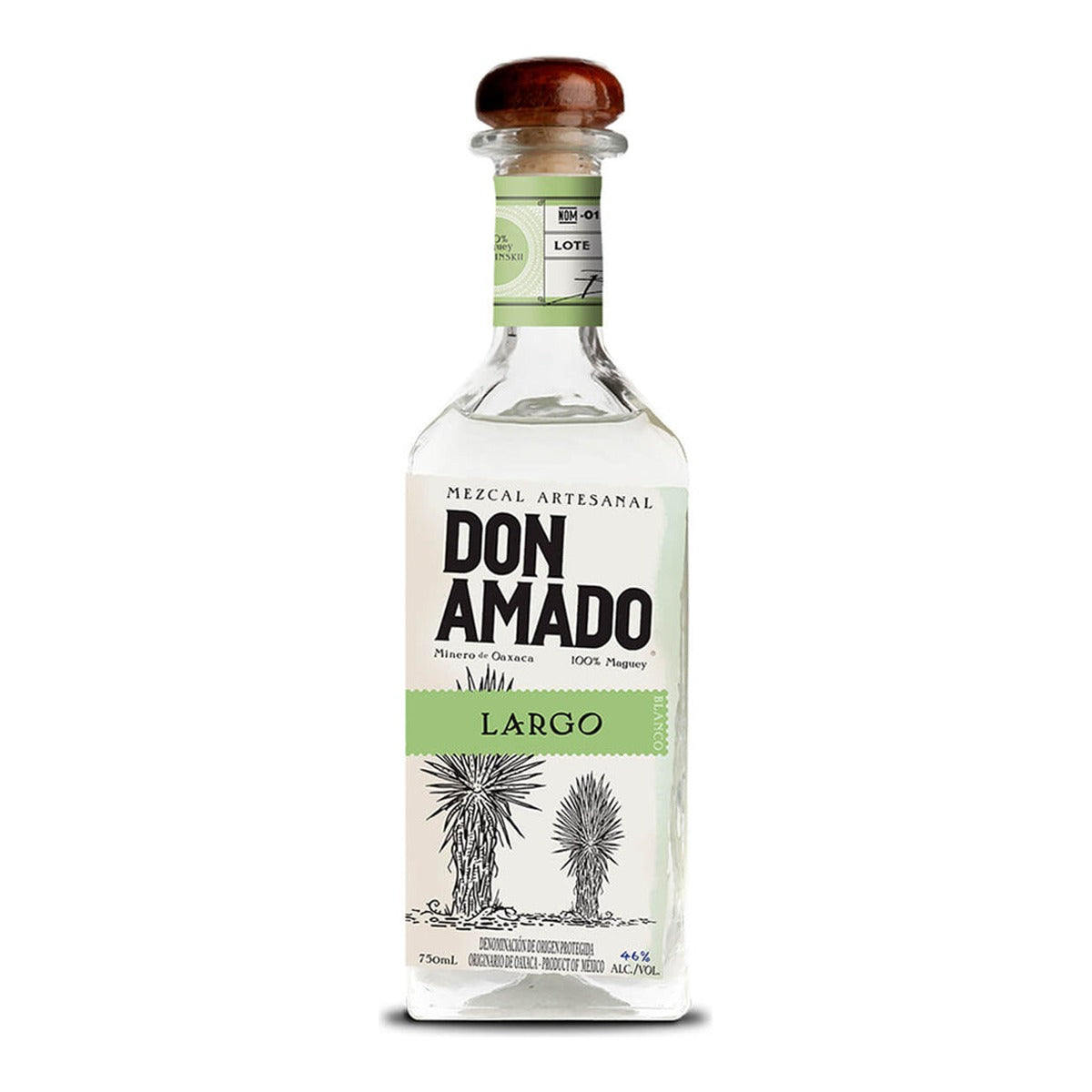 Don Amado Largo Mezcal Artesanal 750 ml