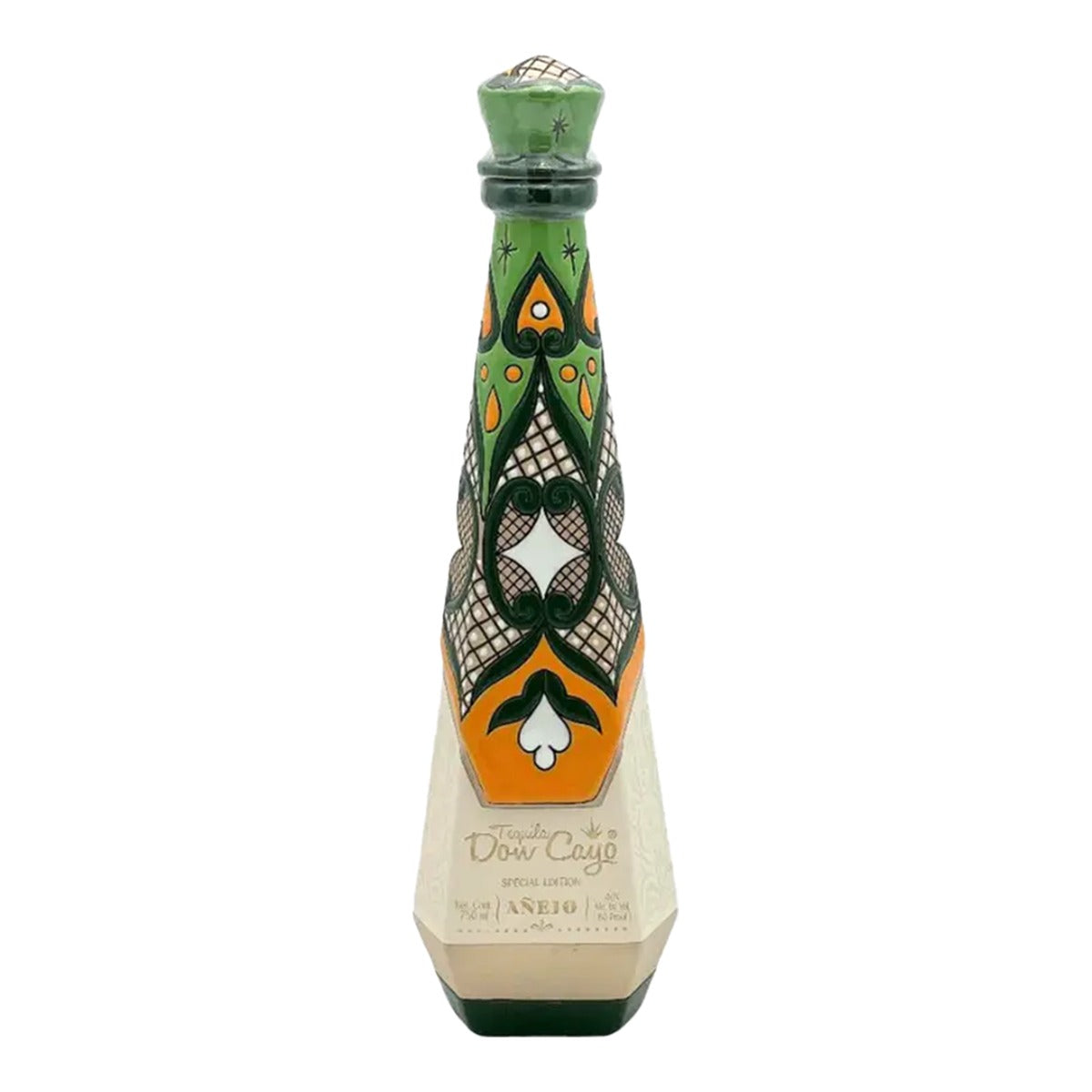 Don Cayo Añejo Tequila Ceramic Green Special Edition 750 ml