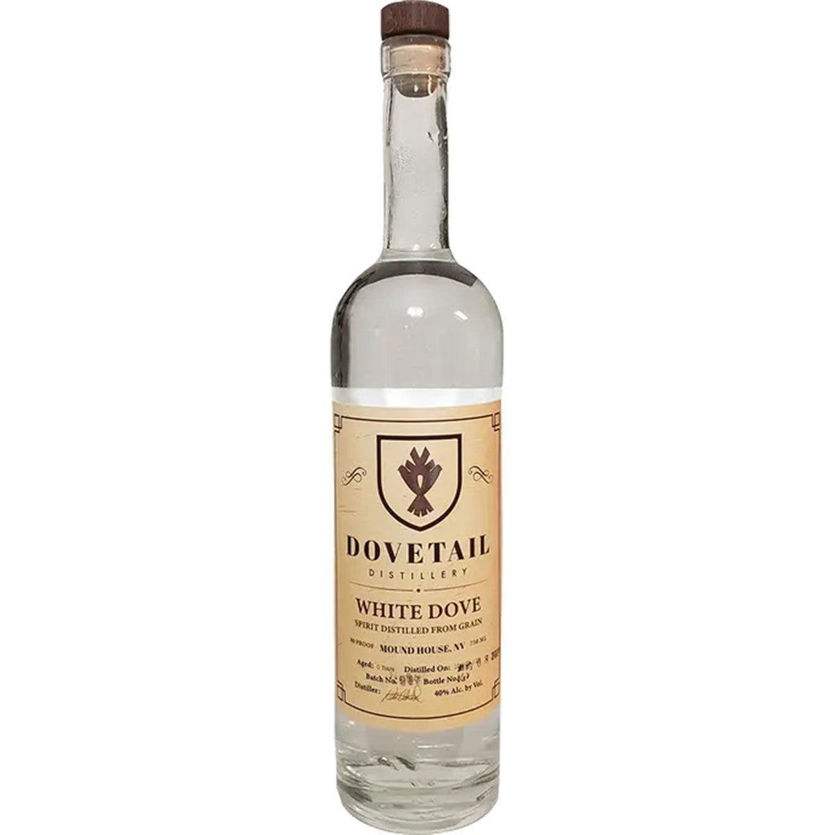 Dovetail White Dove Spirit Distilled from Grain 750 ml