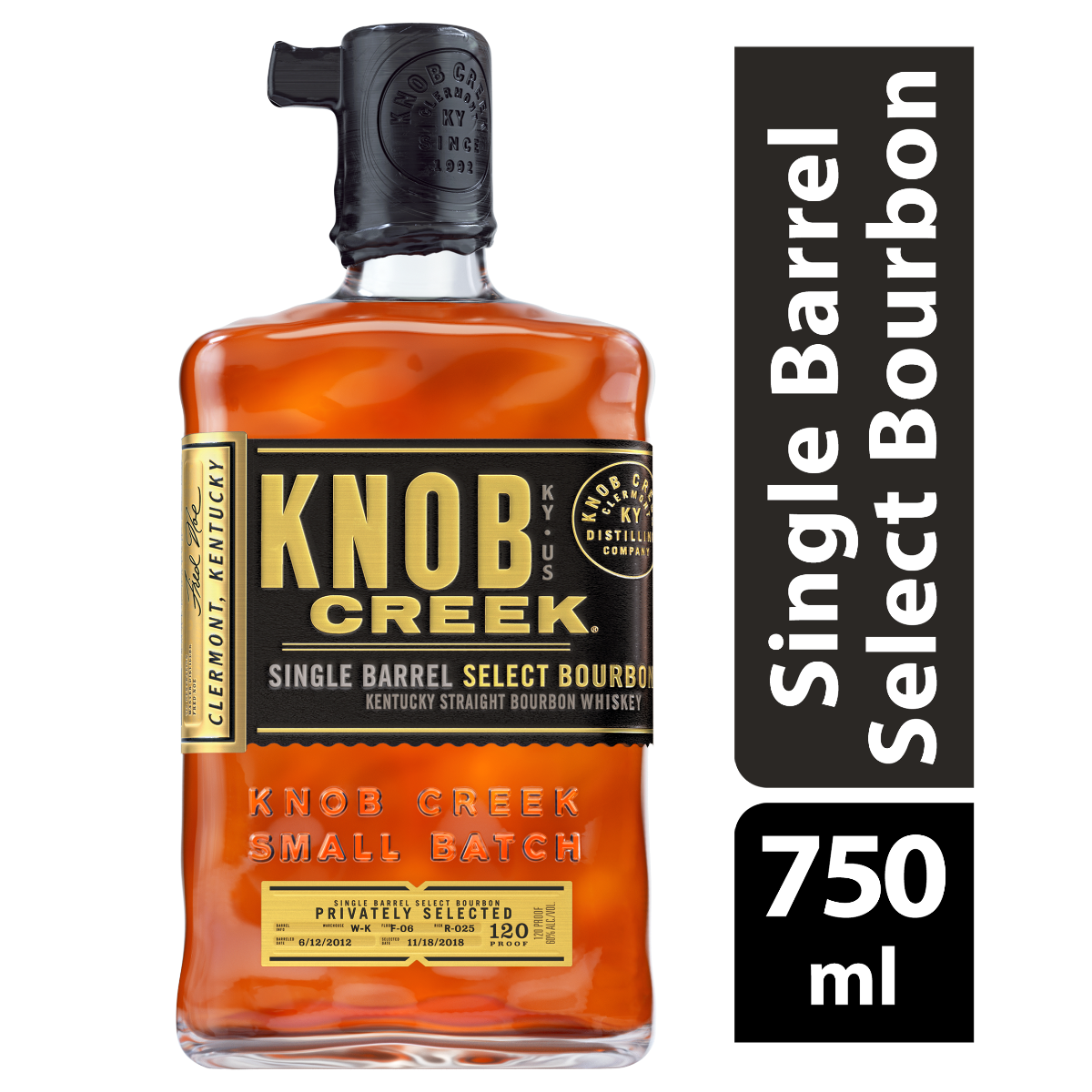 Knob Creek Single Barrel Privately Select Bourbon 750 ml product image 4