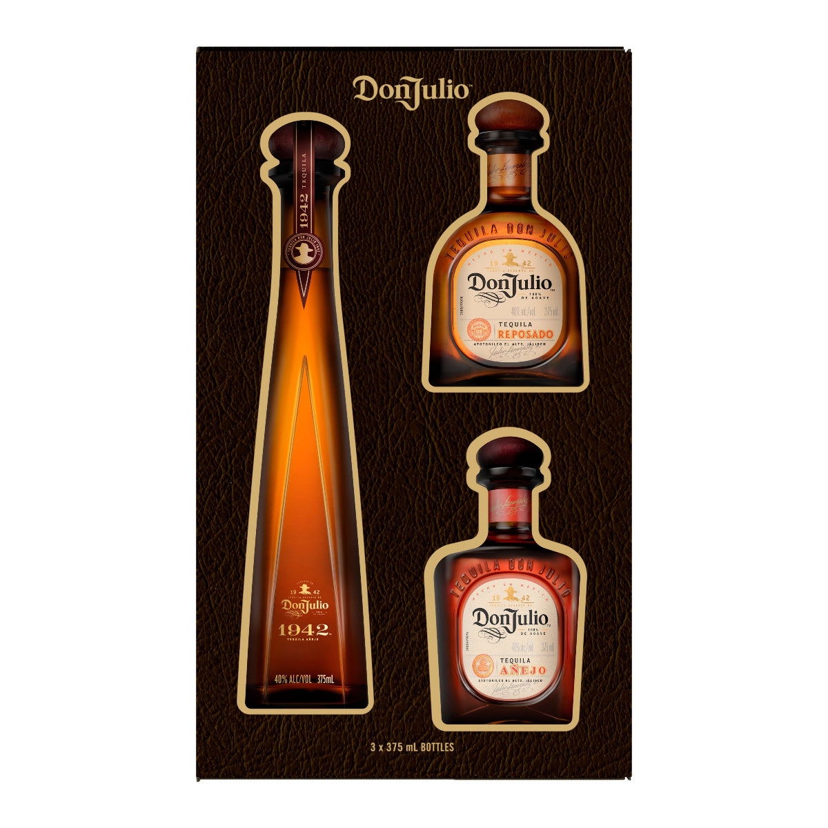 Don Julio Tequila Collection Pack with 1942, Reposado, and Añejo, Bottles 3 Pack product image 3