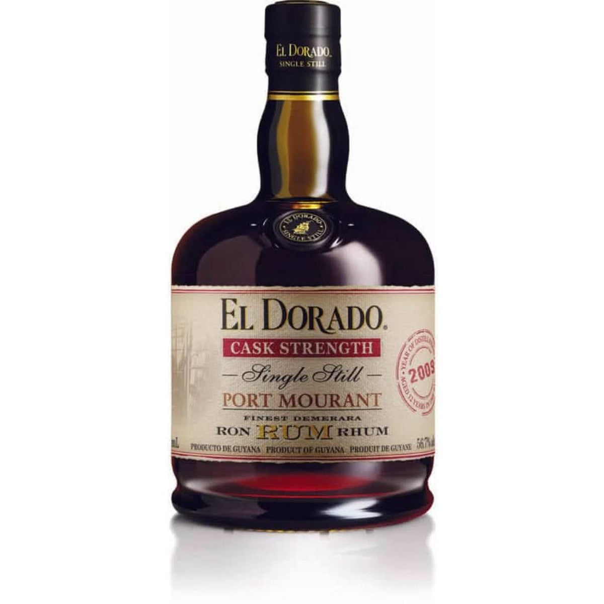 El Dorado Cask Strength Single Still Port Mourant 750 ml