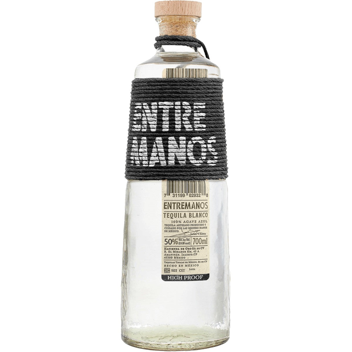 Entremanos Tequila Blanco high proof 700 ml