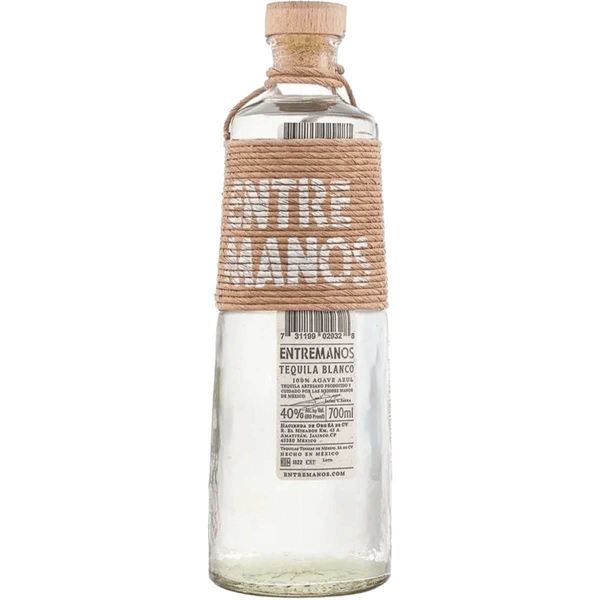 Entremanos Tequila Blanco 700 ml