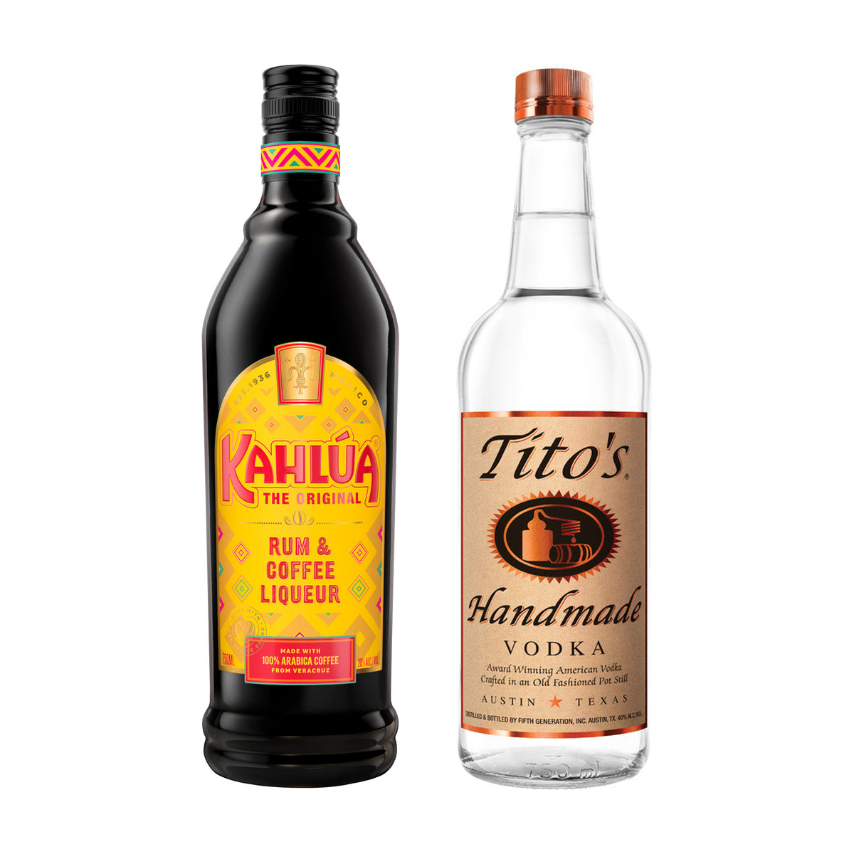 Espresso Martini Kit - Kahlúa & Tito's 2 x 750 ml