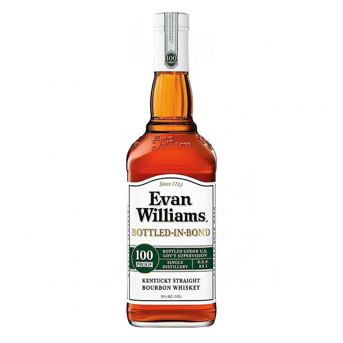 Evan William Bottled In Bond Kentucky Straight Bourbon Whiskey