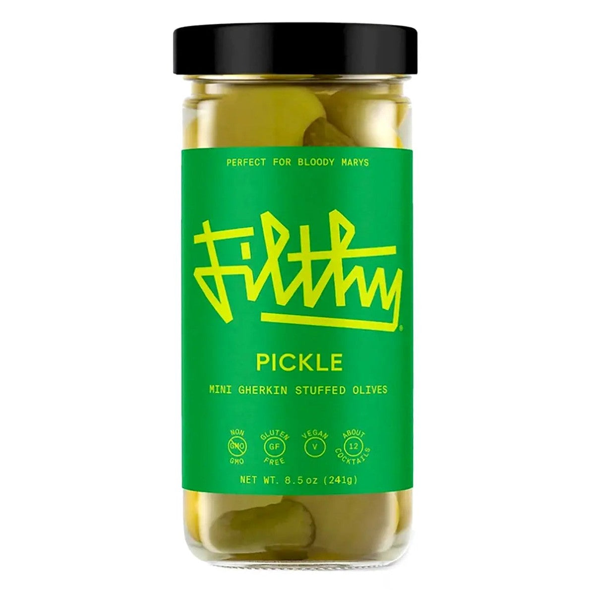 Filthy Foods Pickle Olives 8.5 oz