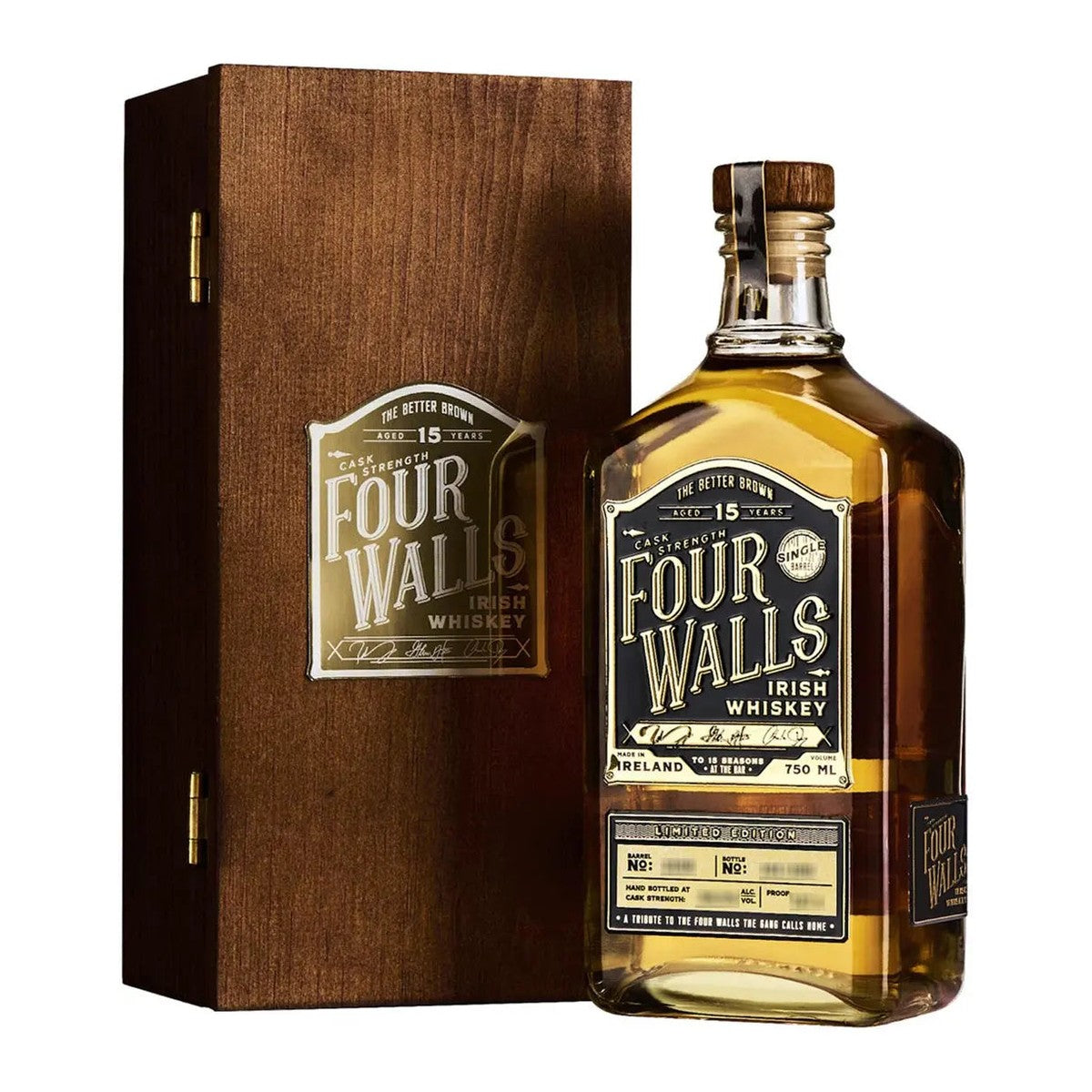Four Walls Whiskey 15 Year Cask Strength Irish Whiskey 750 ml