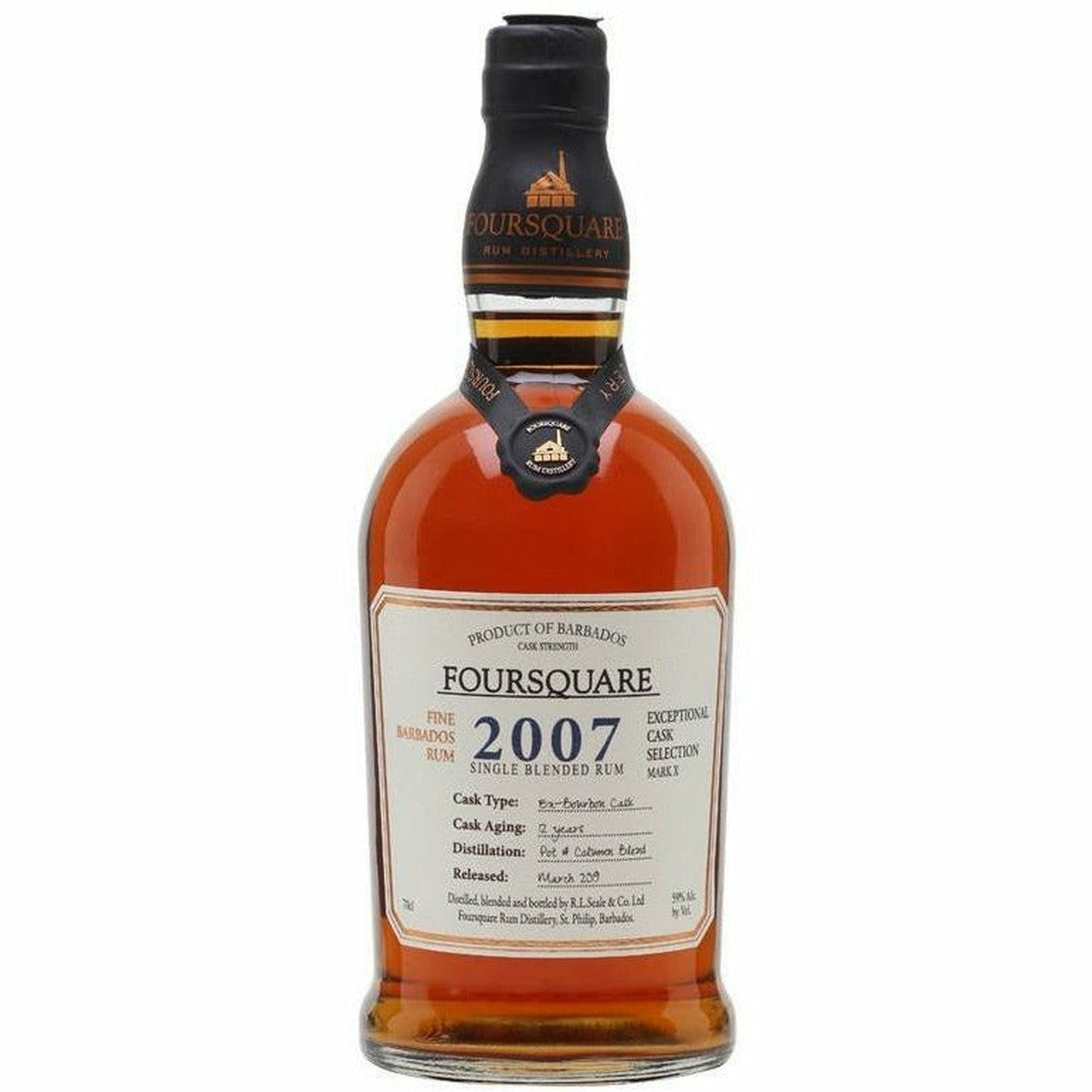 Foursquare Single Blended Rum 12 years 2007 750 ml