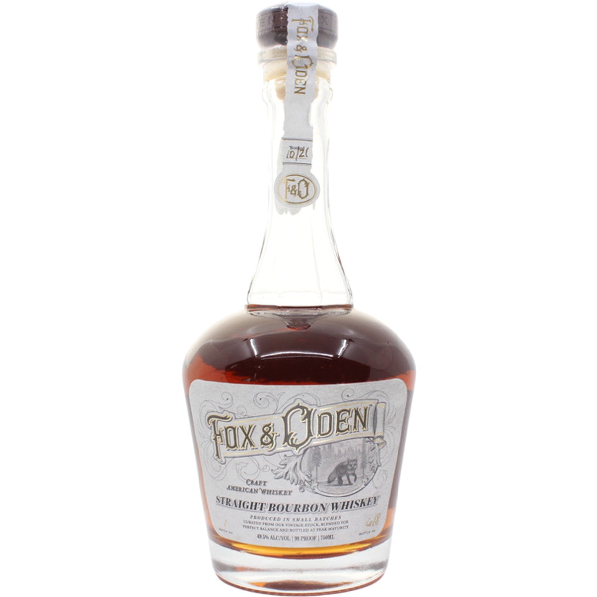 Fox and Oden Straight Bourbon Whiskey 750 ml