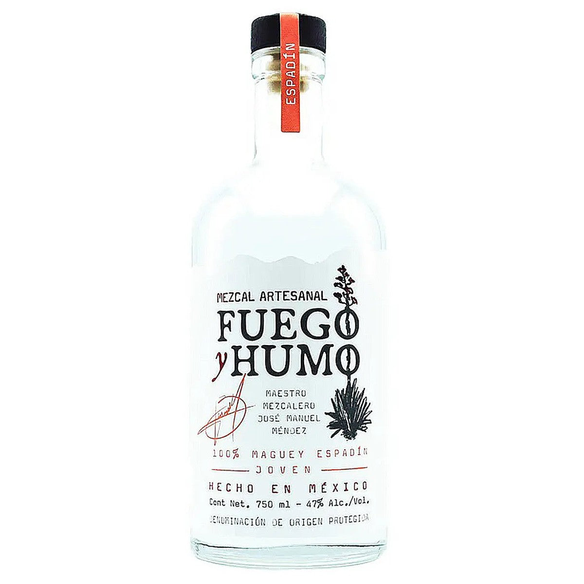 Fuego y Humo Maguey Joven Espadin 750 ml