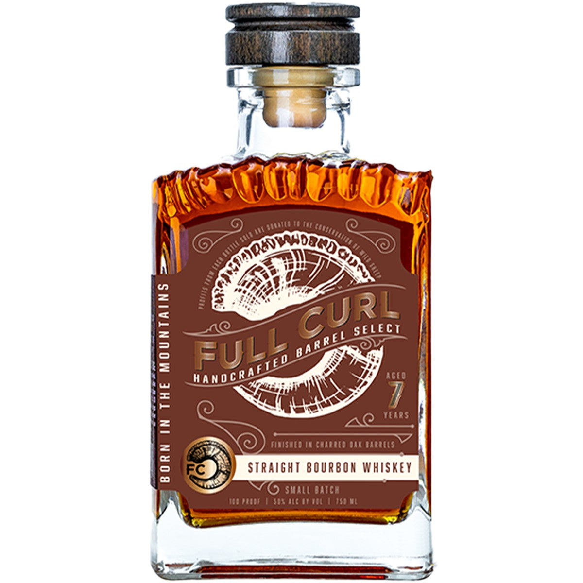 Full Curl Straight Bourbon Small Batch 7 year 750 ml