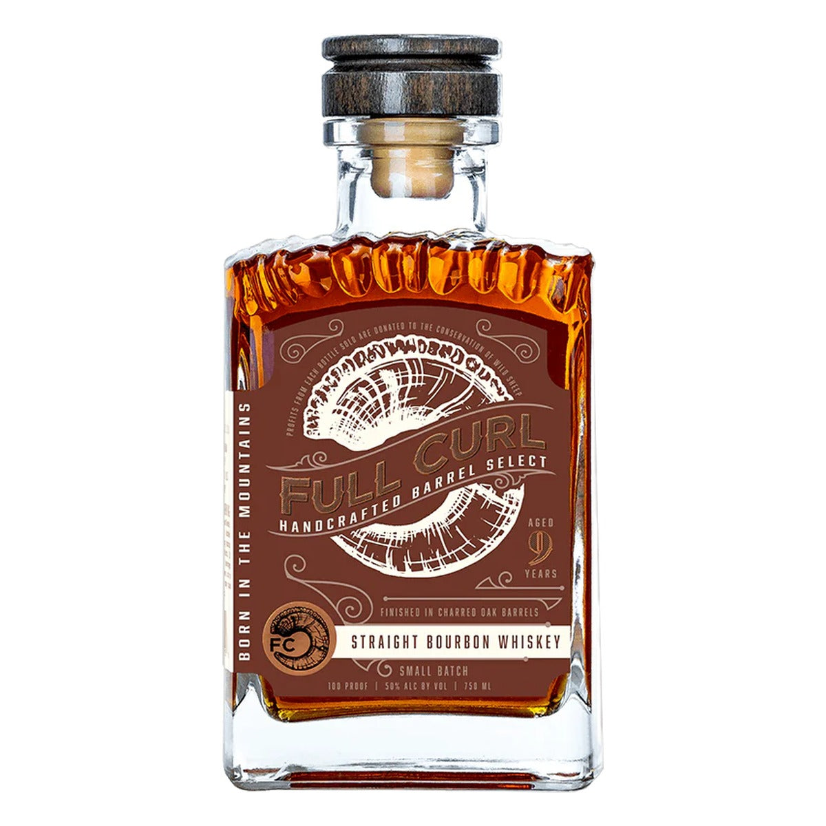 Full Curl Straight Bourbon Whiskey 9 year