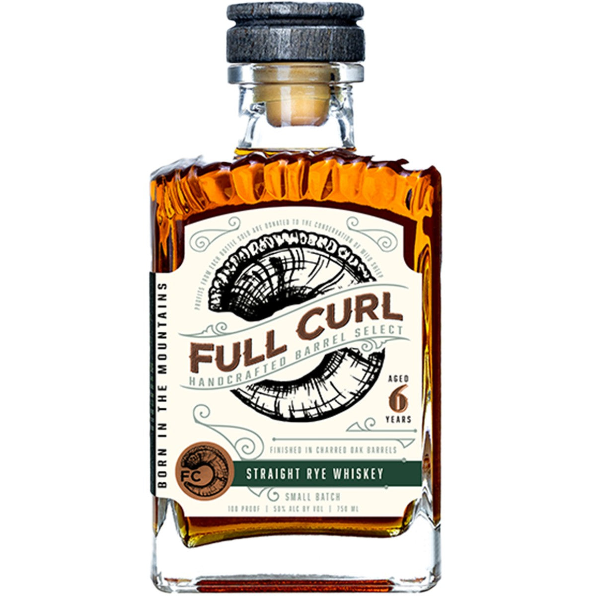 Full Curl Straight Rye Small Batch 6 year