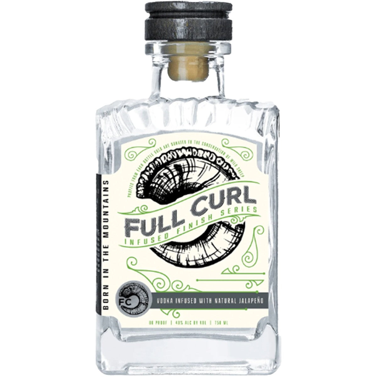 Full Curl Vodka Infused With Natural Jalapeno