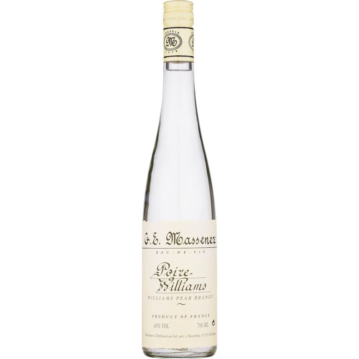 G. E. Massenez Poize Williams Pear Brandy 750 ml