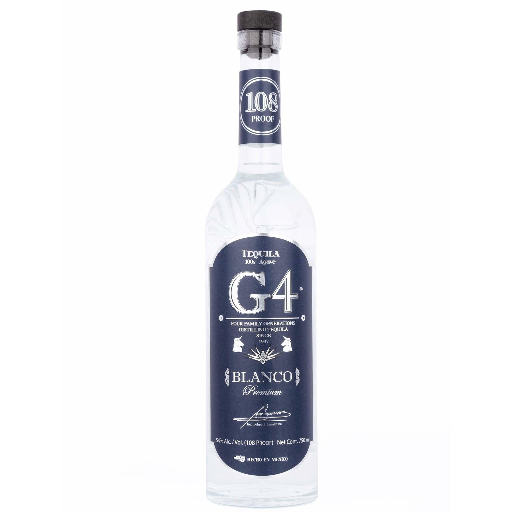 G4 Tequila Blanco 108 Proof 750 ml