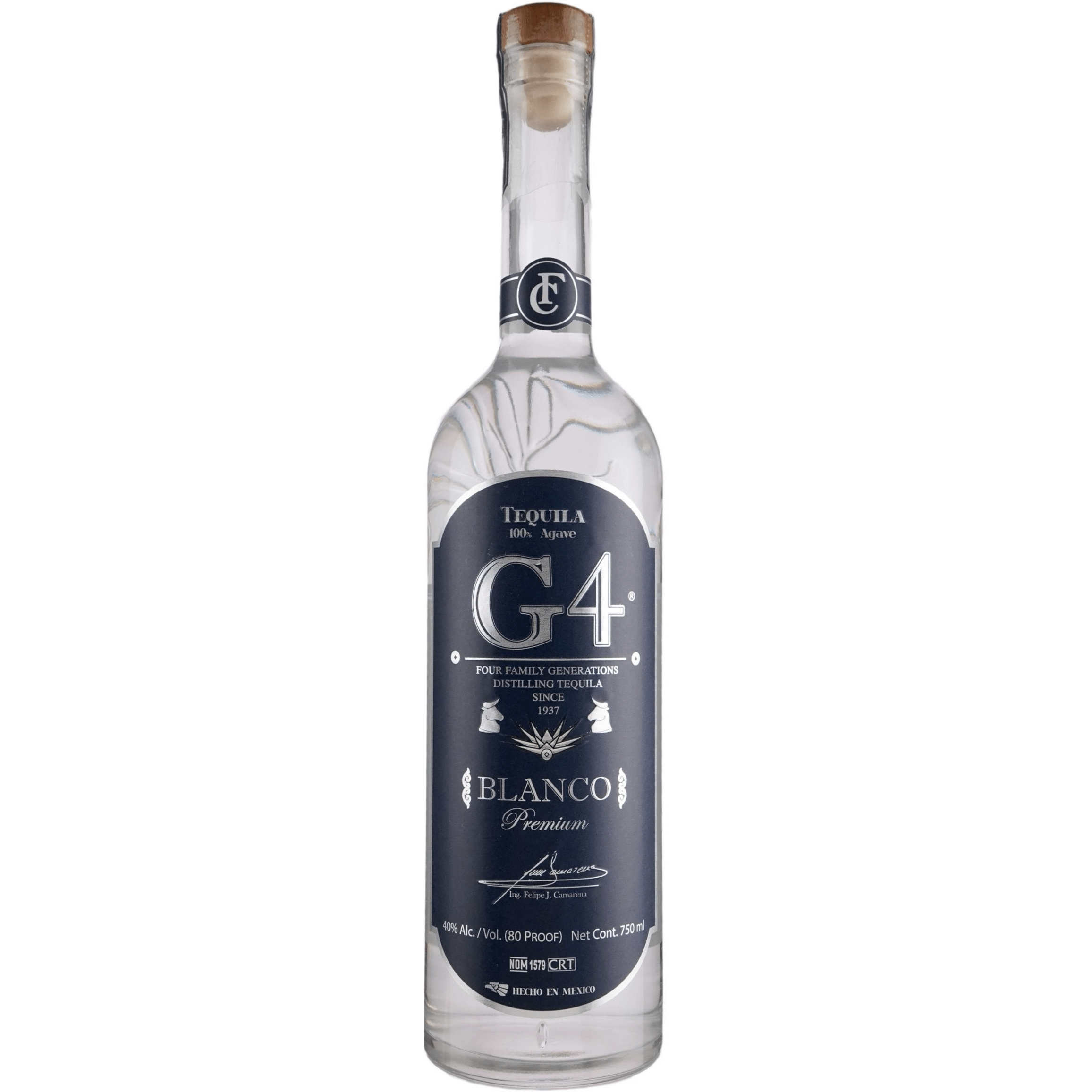 G4 Tequila Blanco 80 proof 750 ml