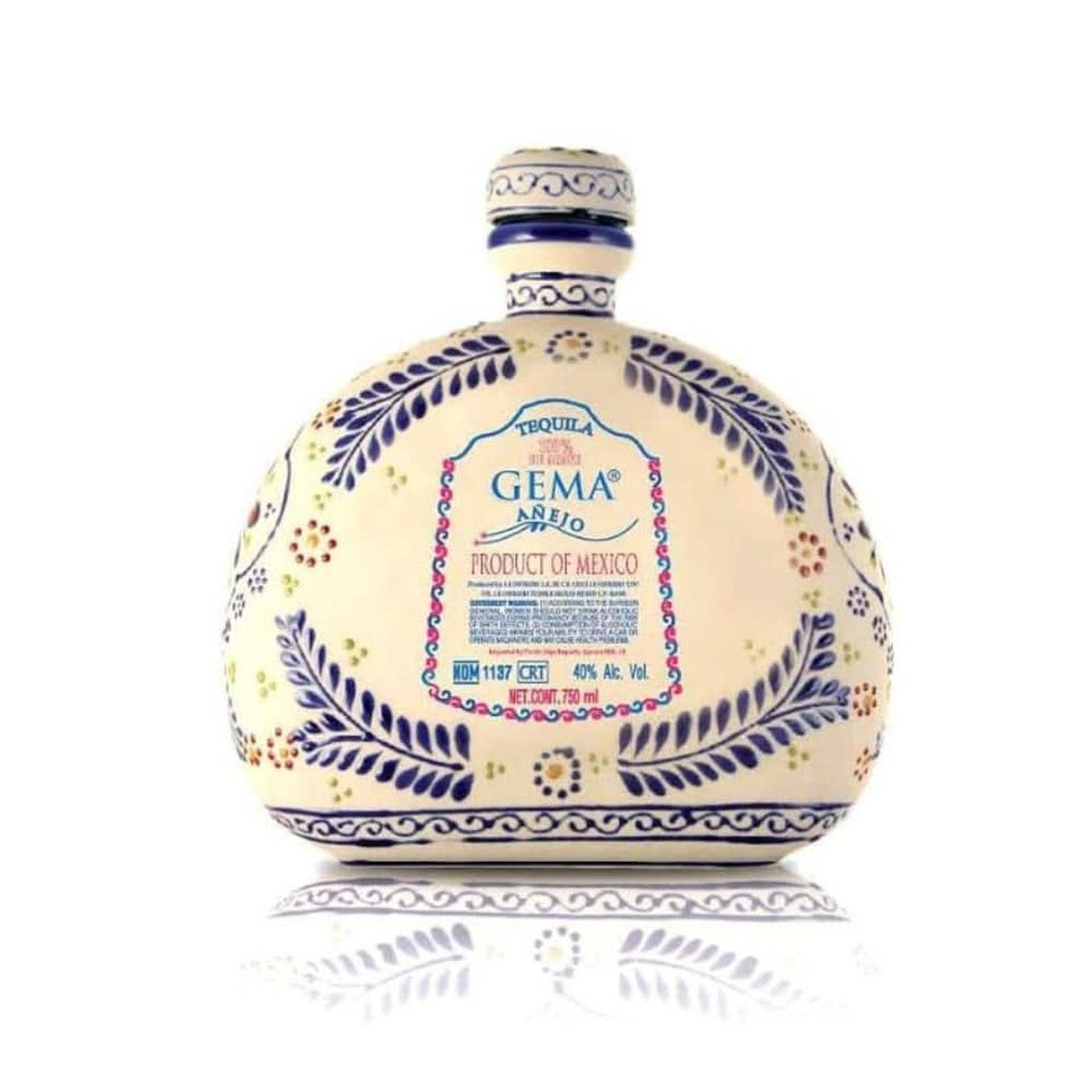 Gema Añejo Talavera Ceramic Tequila 750 ml