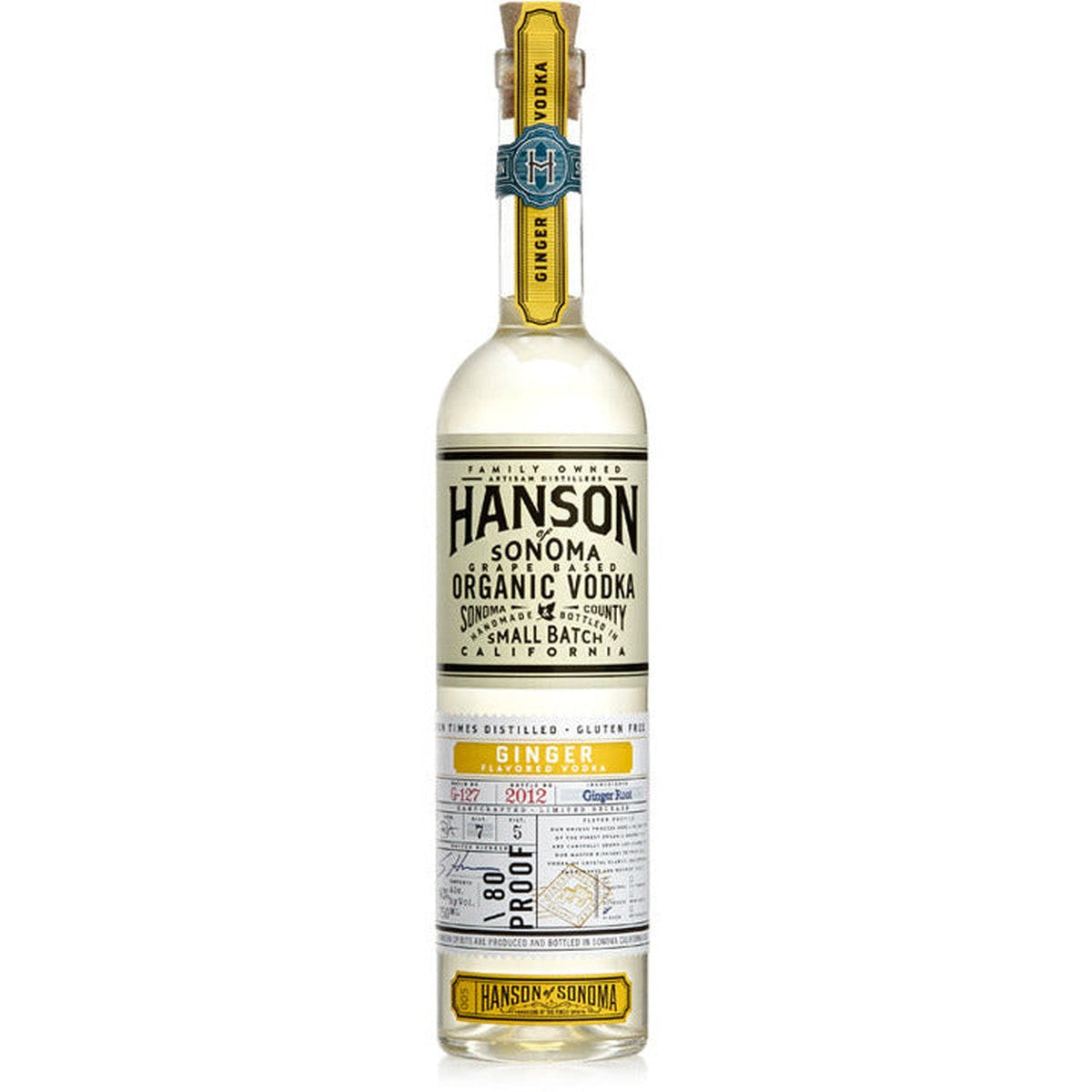 Hanson Sonoma Organic Ginger vodka
