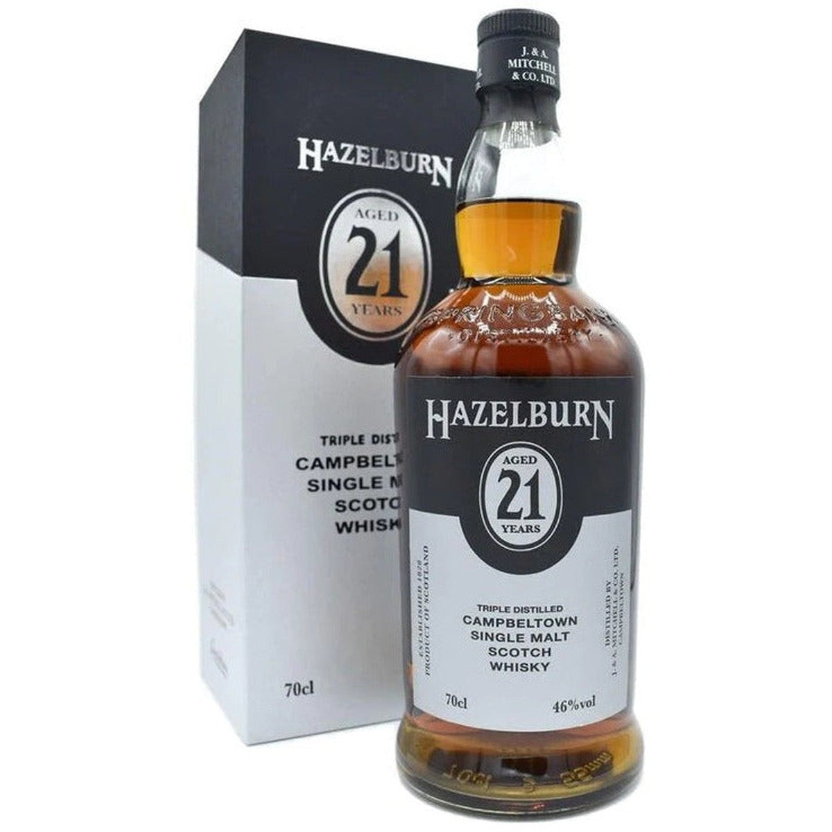 Hazelburn Triple Distilled Campbeltown Single Malt Scotch Whisky 21 year 700 ml