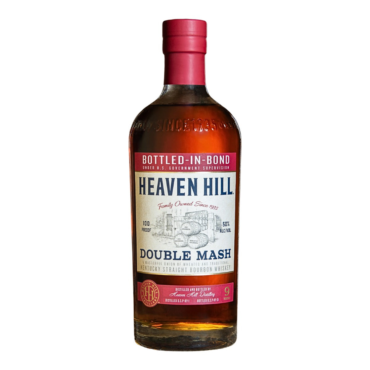 Heaven Hill Double Mash 9 Year Bottled-in-Bond Bourbon 750 ml