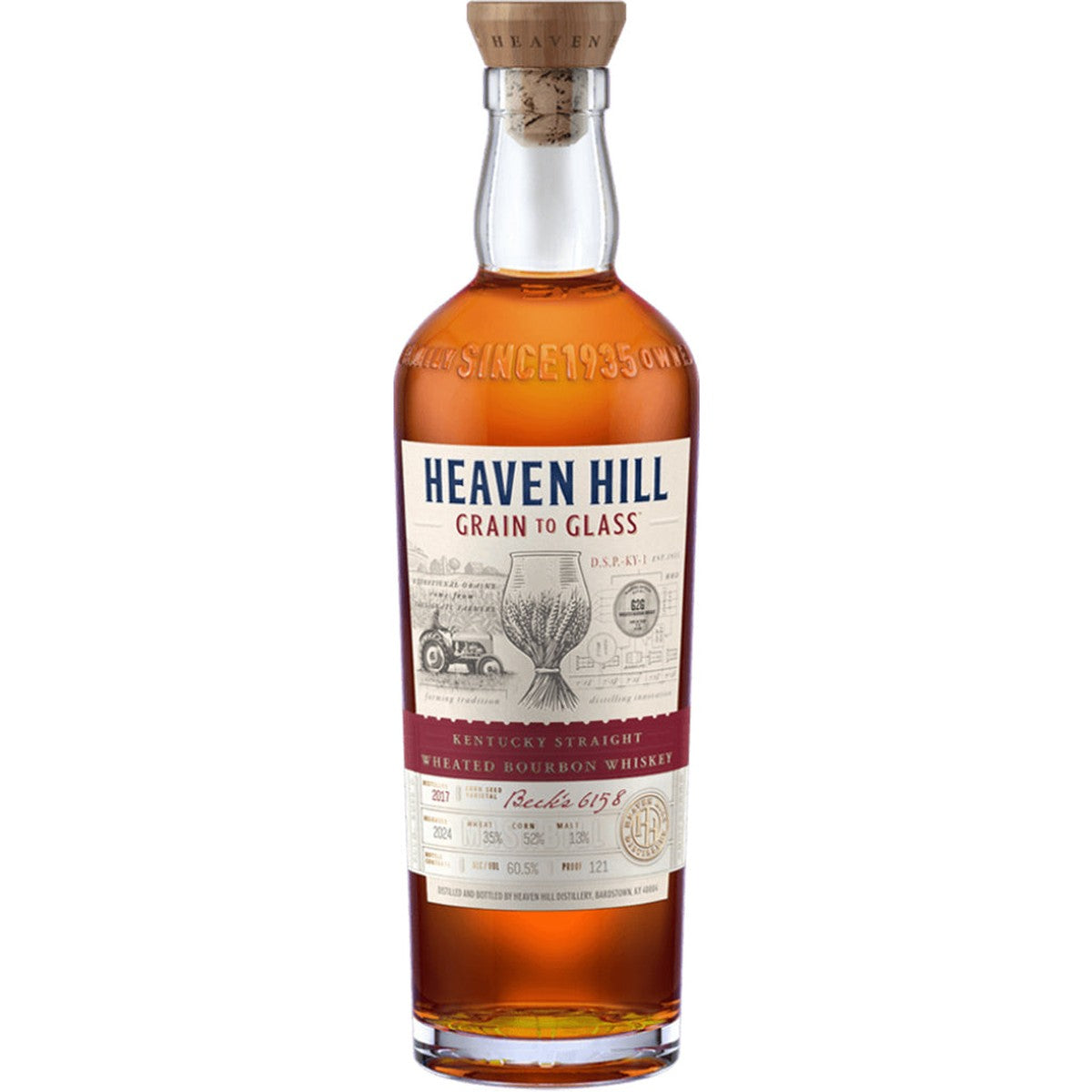 Heaven Hill Grain To Glass Wheated Bourbon Whiskey 700 ml