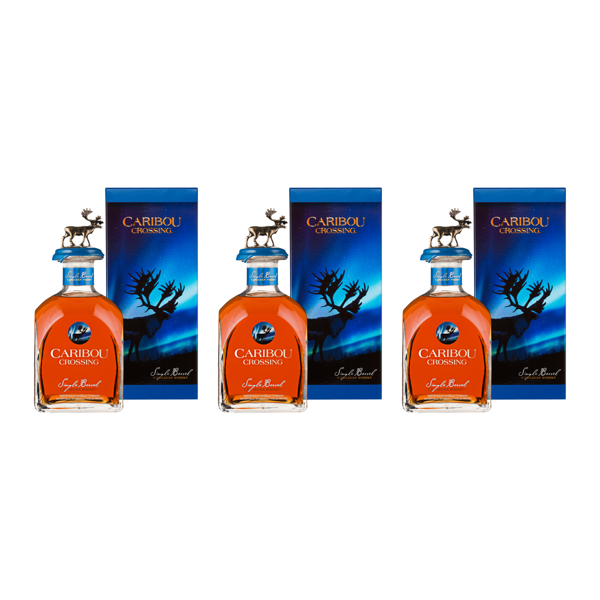 Caribou Crossing Single Barrel 3-Pack 3 x 750 ml