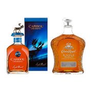 Canadian Premium Duo — Caribou Crossing Single Barrel and Crown Royal Single Malt 750 ml bottles
