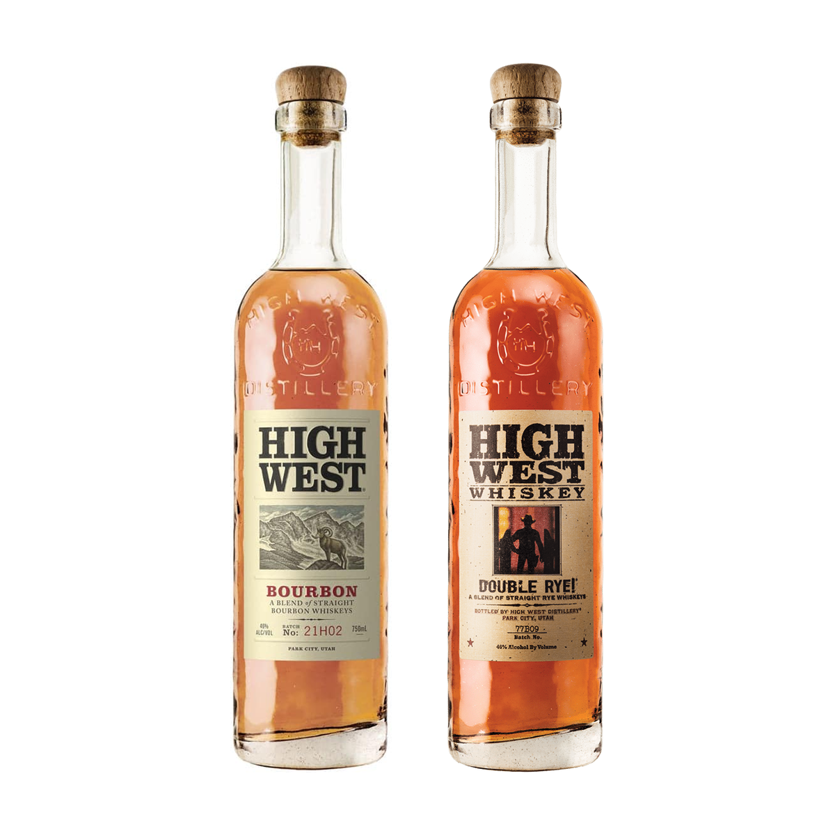 High West Bundle - American Bourbon & Double Rye 2 x 750 ml