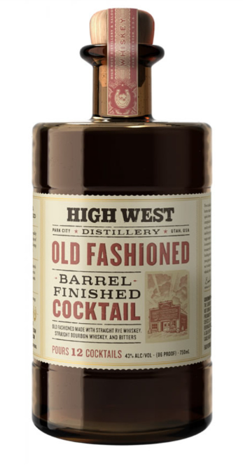High West Old Fashioned Barrel Finished Cocktail