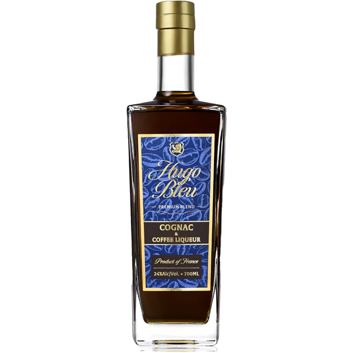 Hugo bleu Cognac and coffee