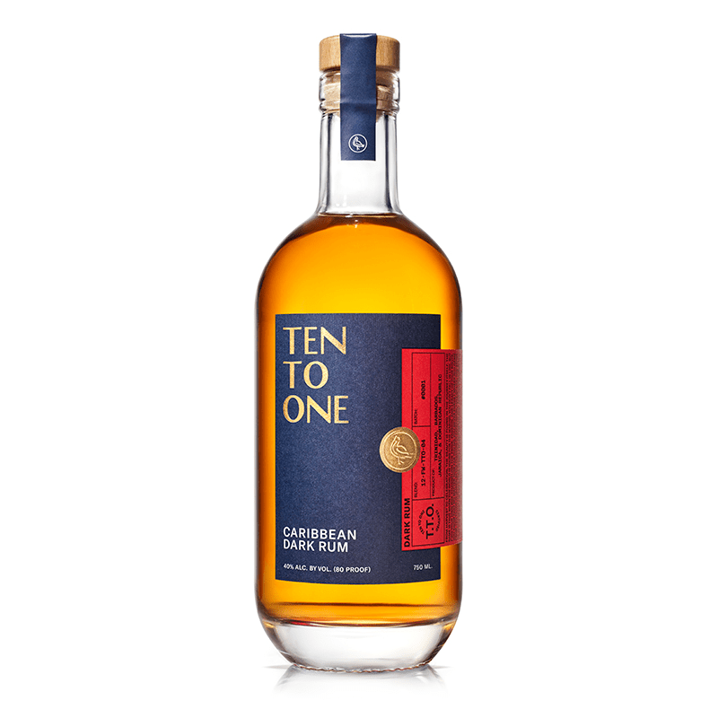 Ten To One Caribbean Dark Rum 750 ml