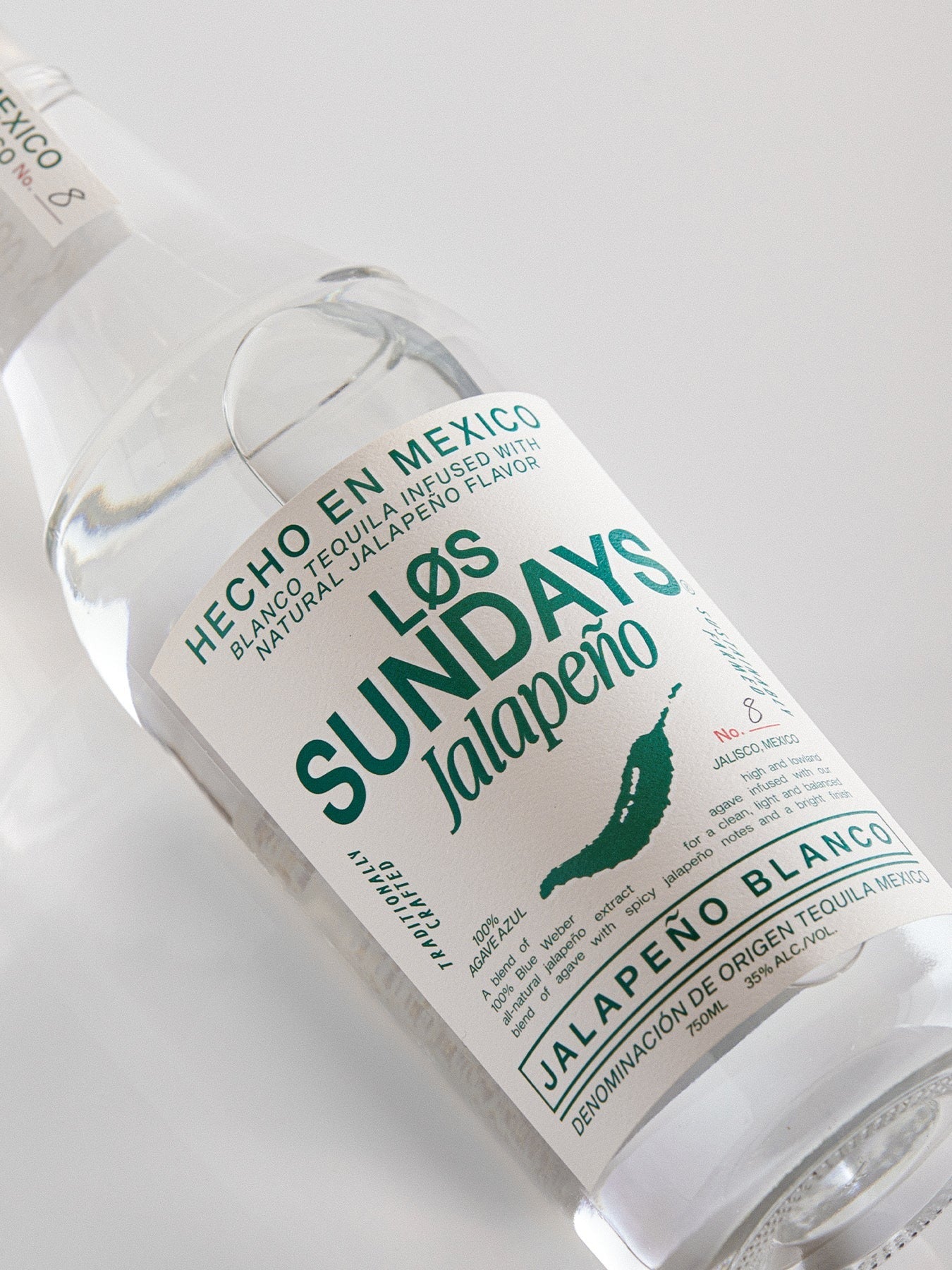 Los Sundays Tequila Jalapeño Blanco 750 ml product image 2