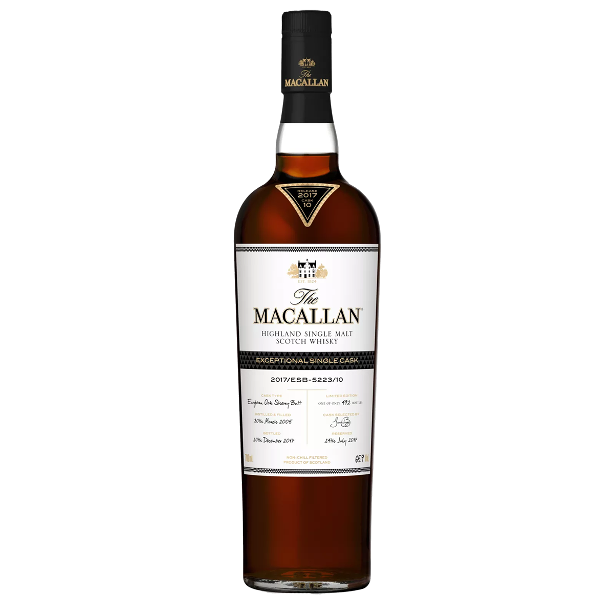 The Macallan Exceptional Single Cask 2018/ESH-3917/10 750 ml